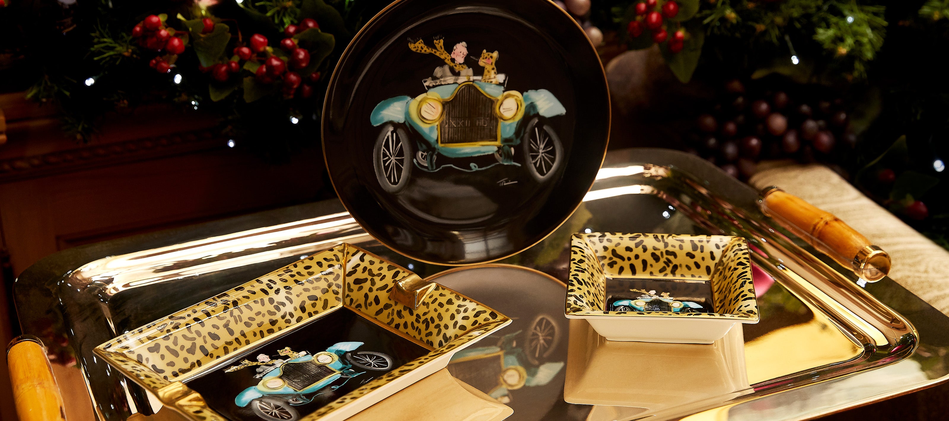 English Fine Bone China Trinket Boxes & Trays