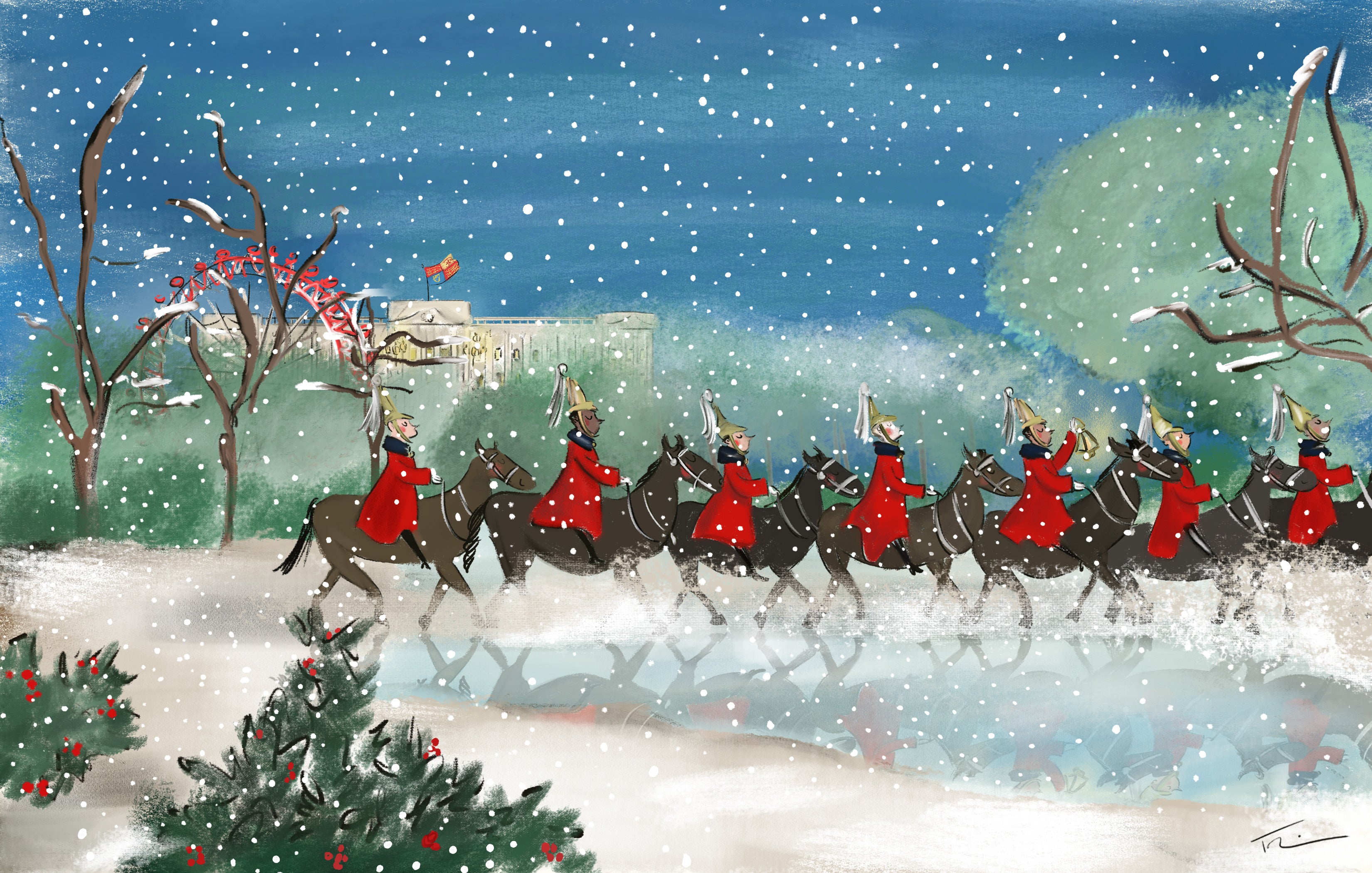 The Life Guards in the Snow Collection by Tug Rice