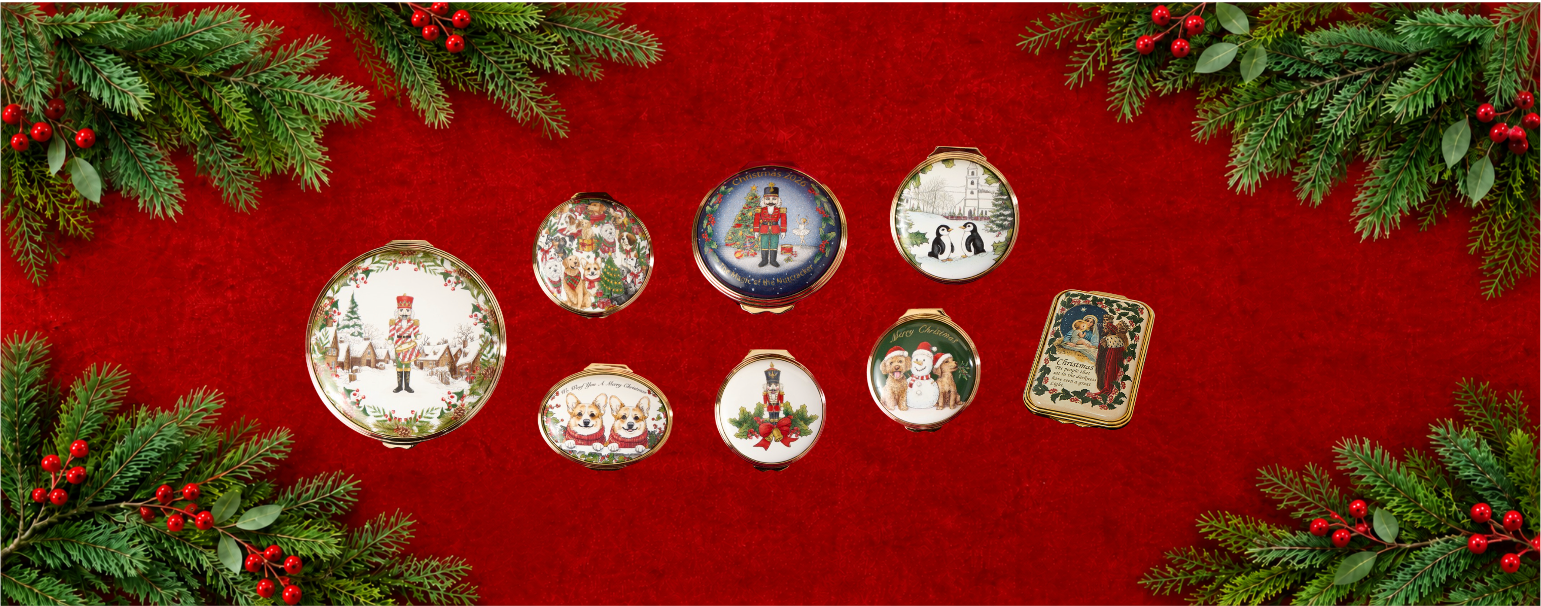 Christmas Enamel Boxes – HALCYON DAYS