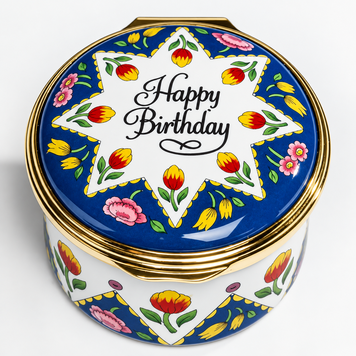 Happy Birthday Enamel Box | Halcyon Days – HALCYON DAYS