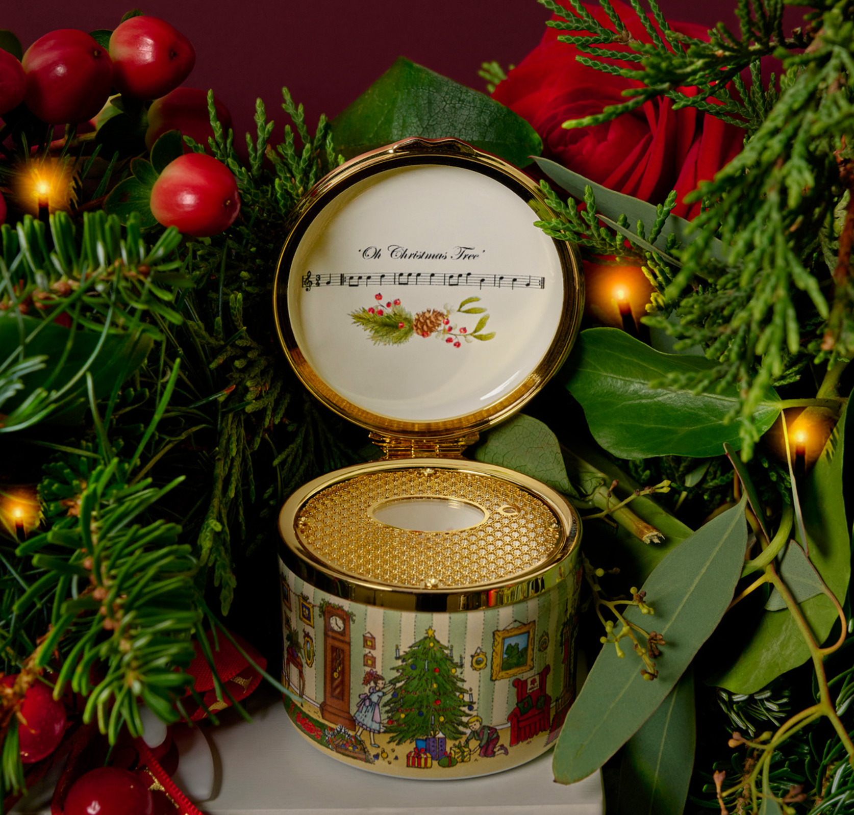 Decorating for Christmas Musical Box – HALCYON DAYS