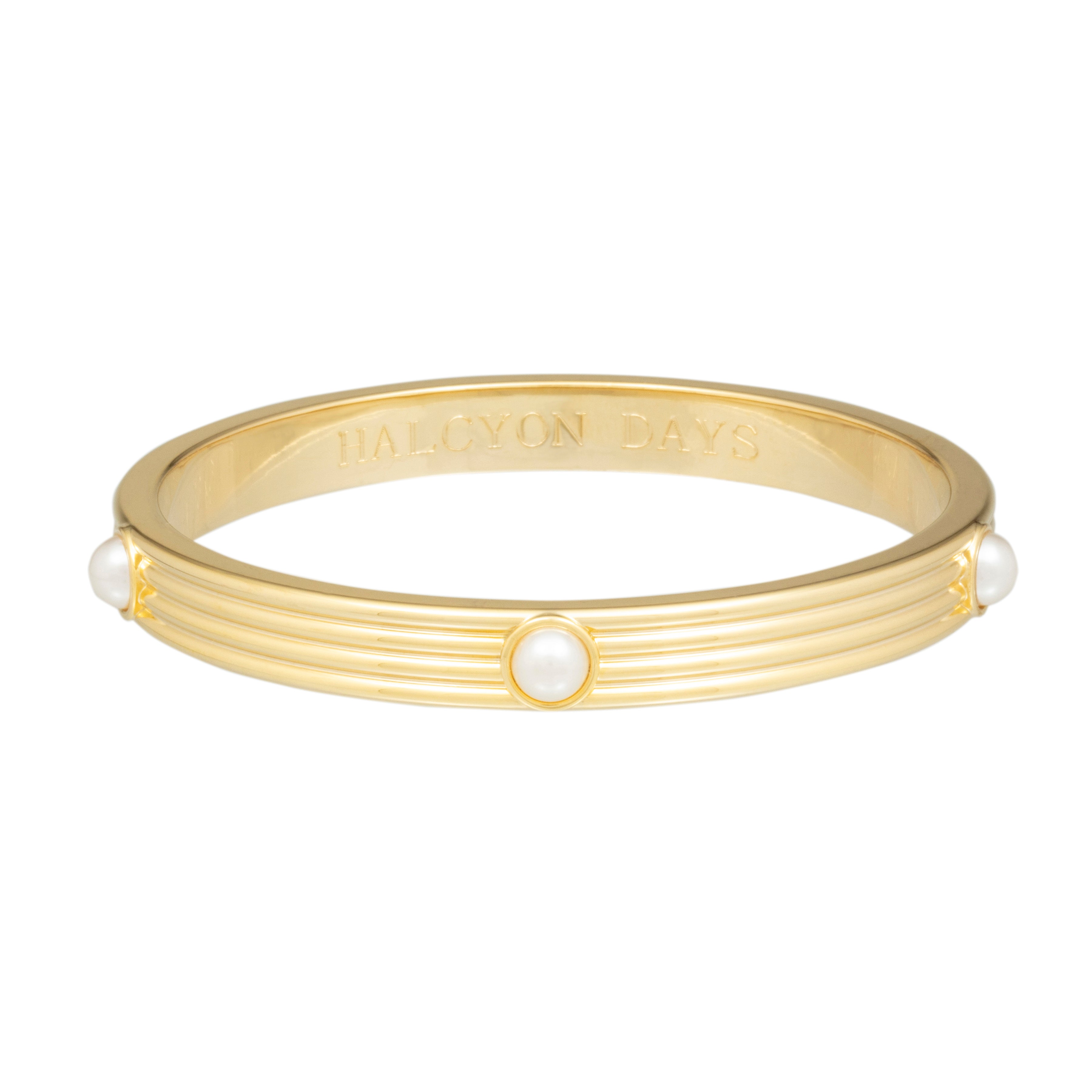 Ribbed Cabochon Bangles – HALCYON DAYS