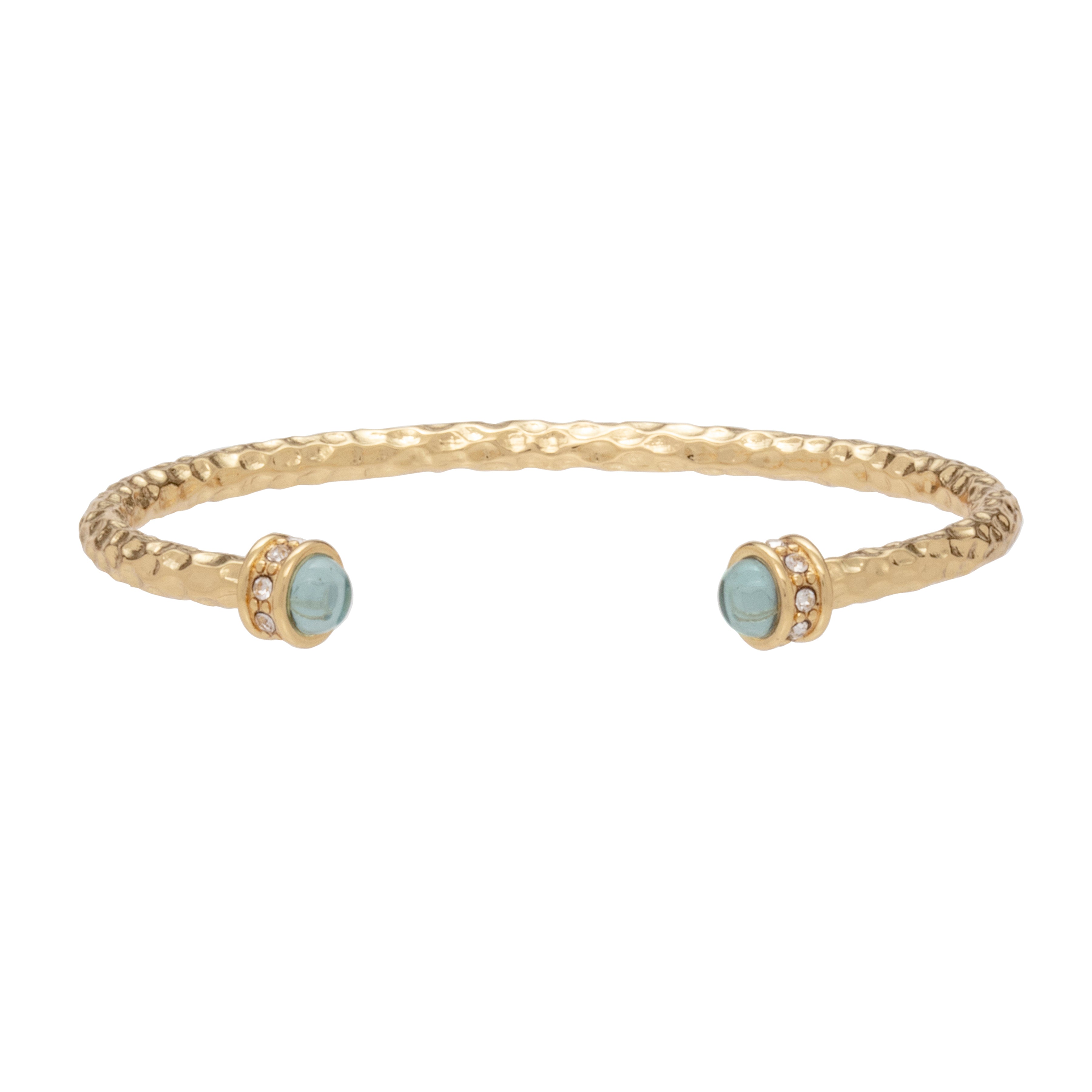 Aquamarine bangle bracelet hotsell