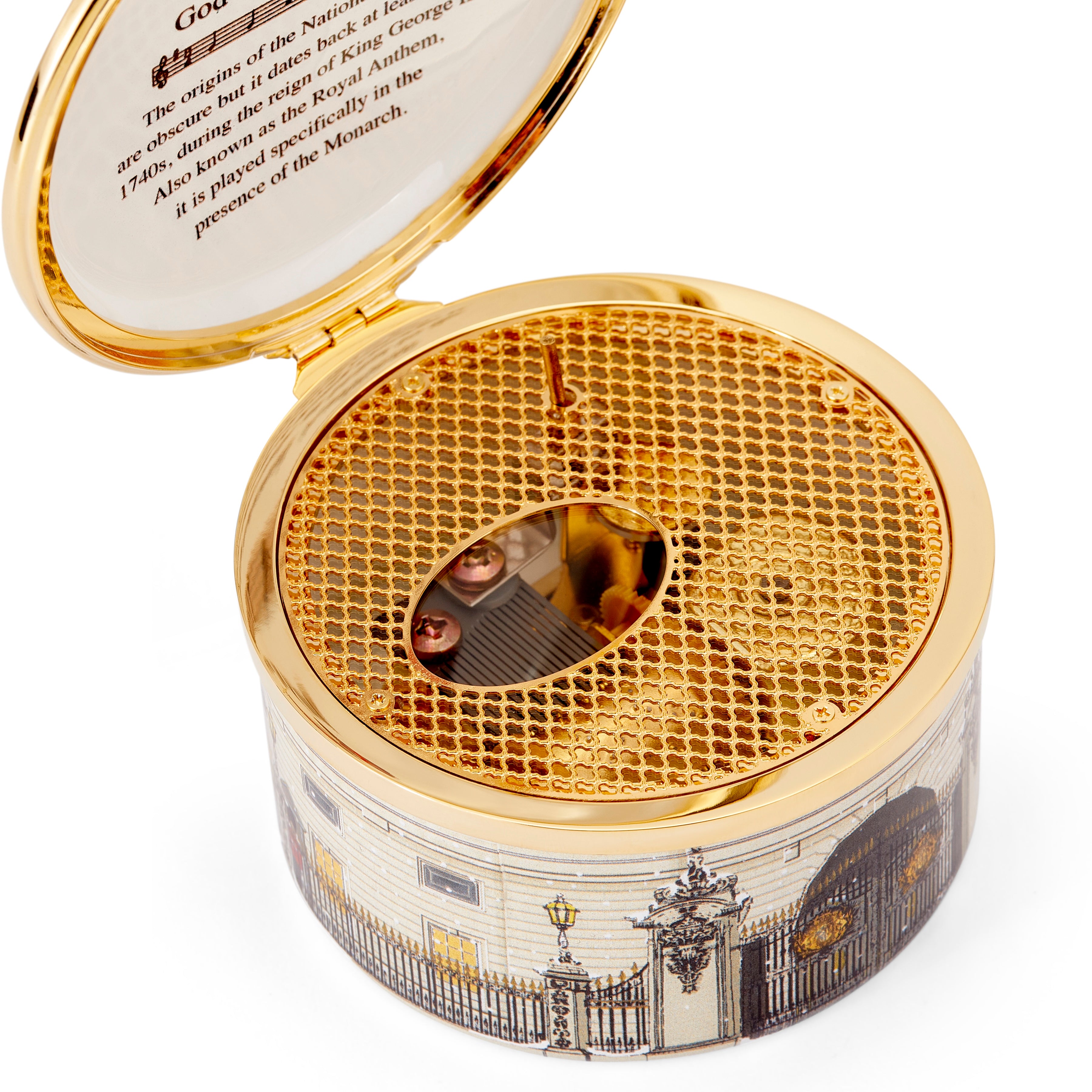 Buckingham Palace Carriage in the Snow Musical Box Halcyon Days