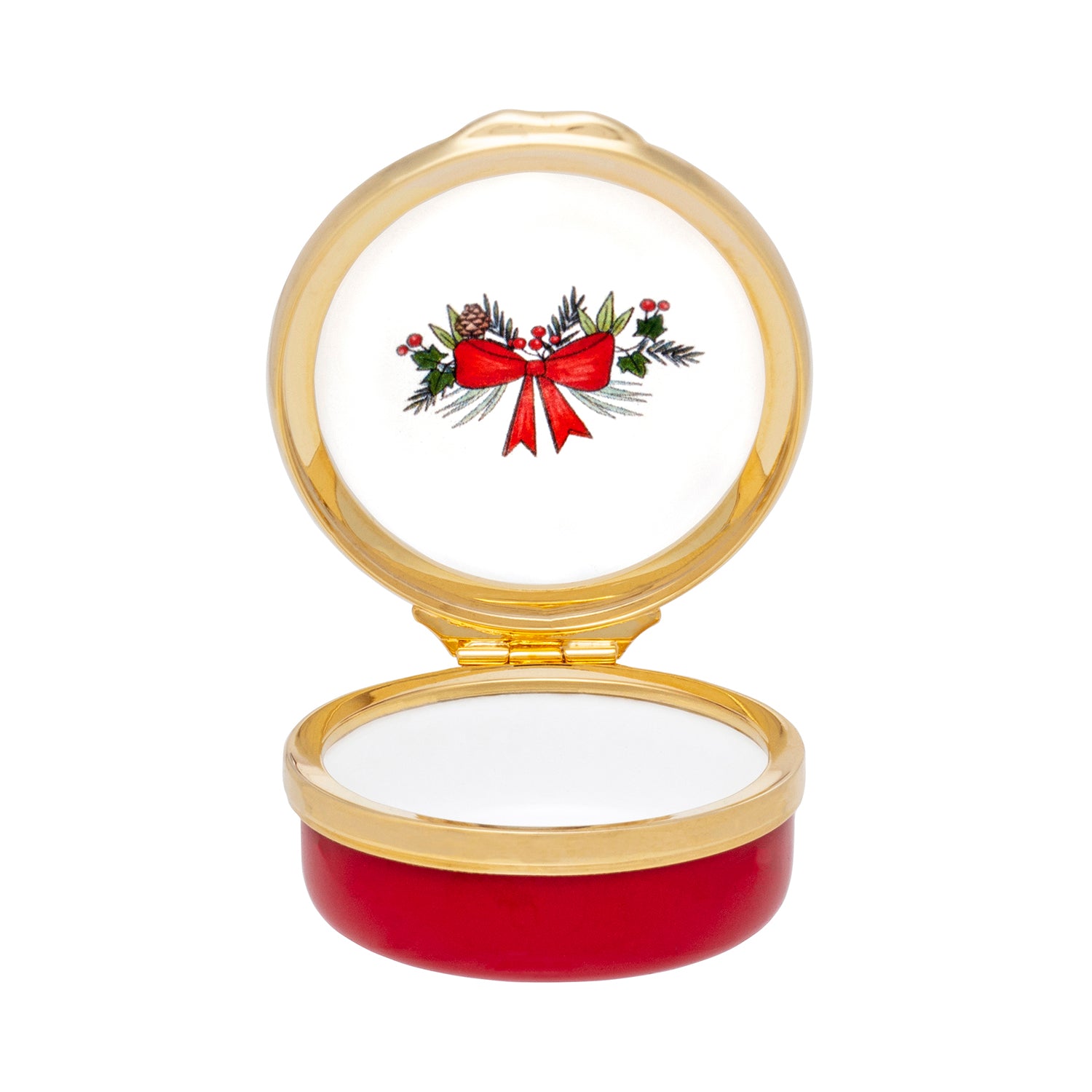 Merry Christmas Wreath Enamel Box – HALCYON DAYS