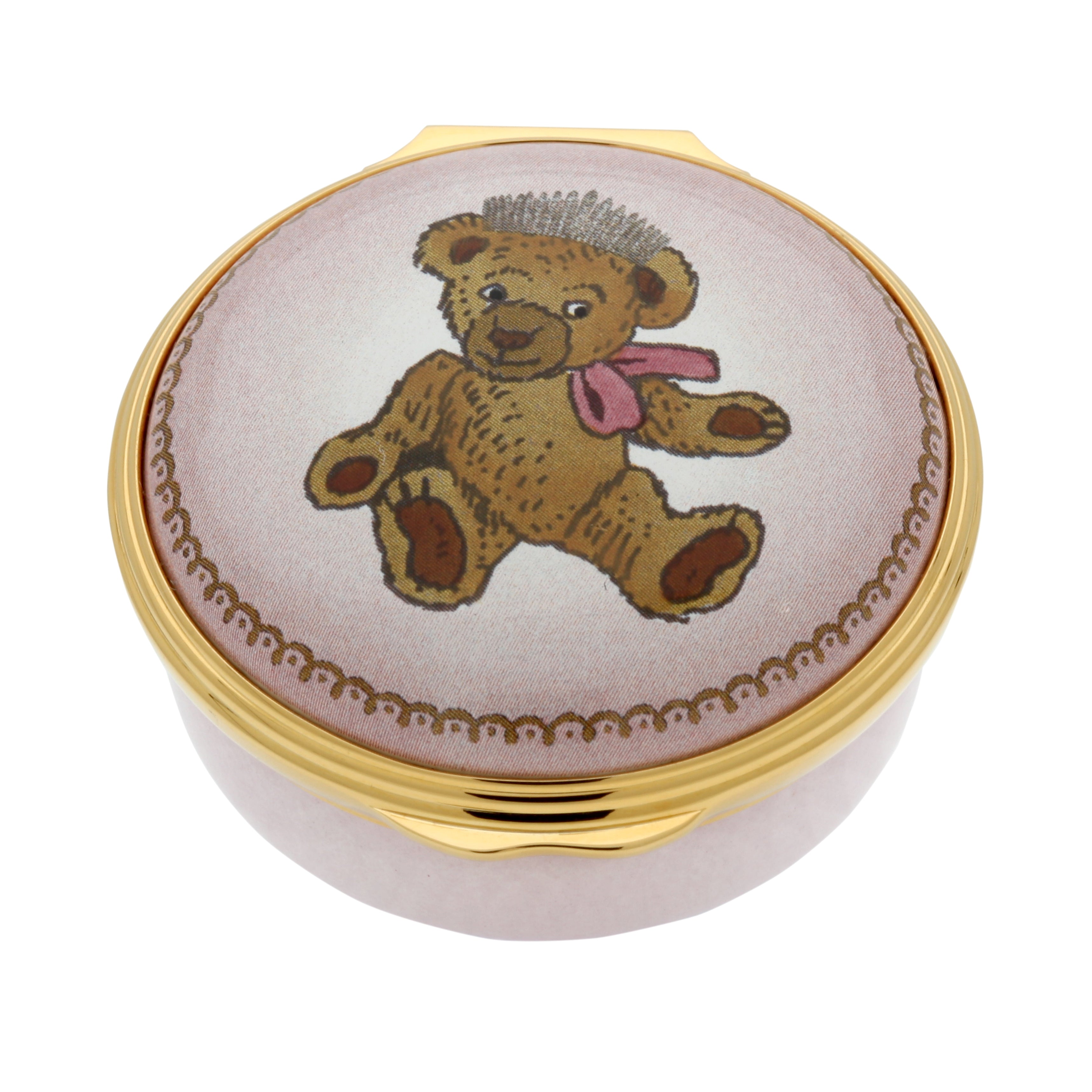 Teddy Bear Enamel Box