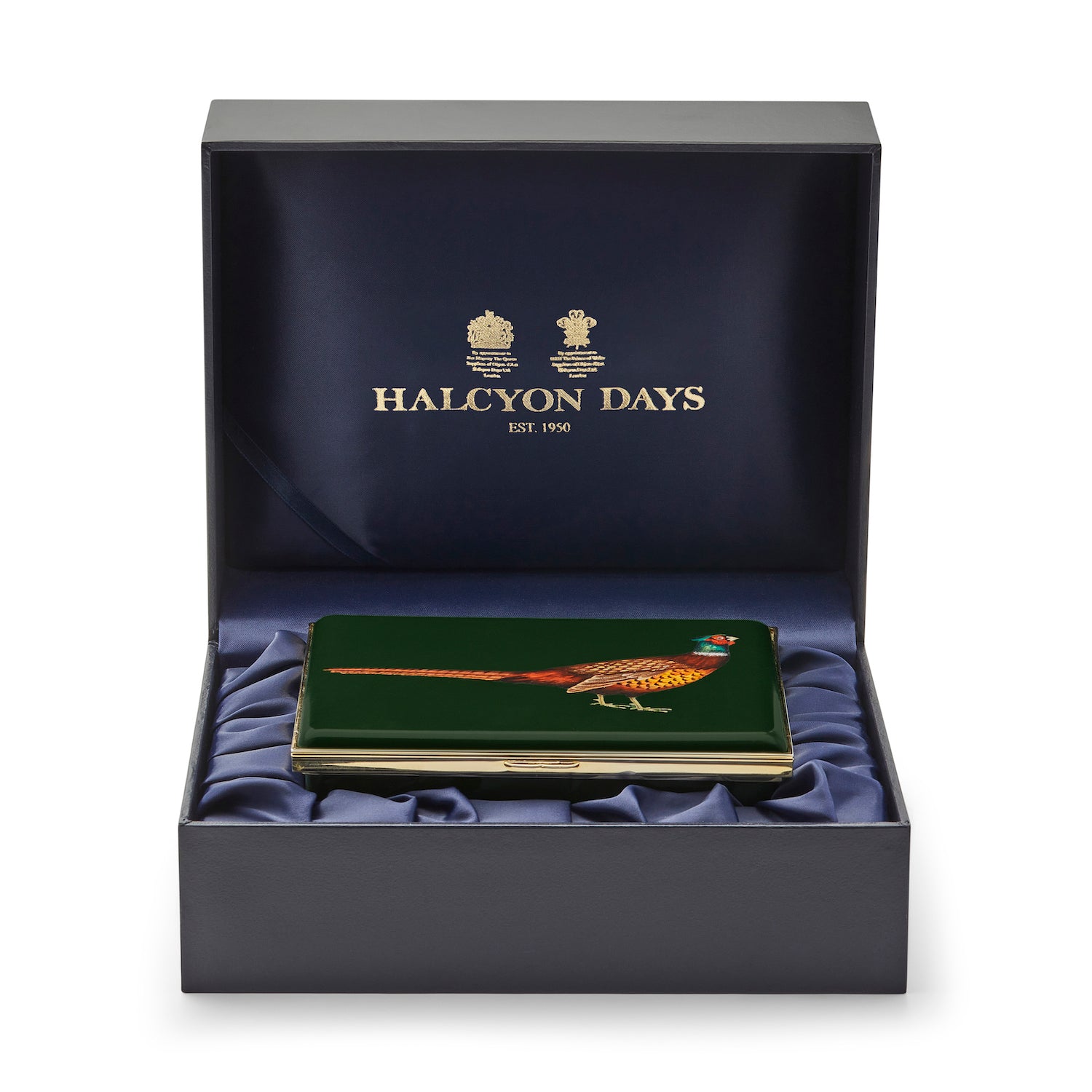Woodland Wildlife Pheasant Prestige Enamel Box – HALCYON DAYS