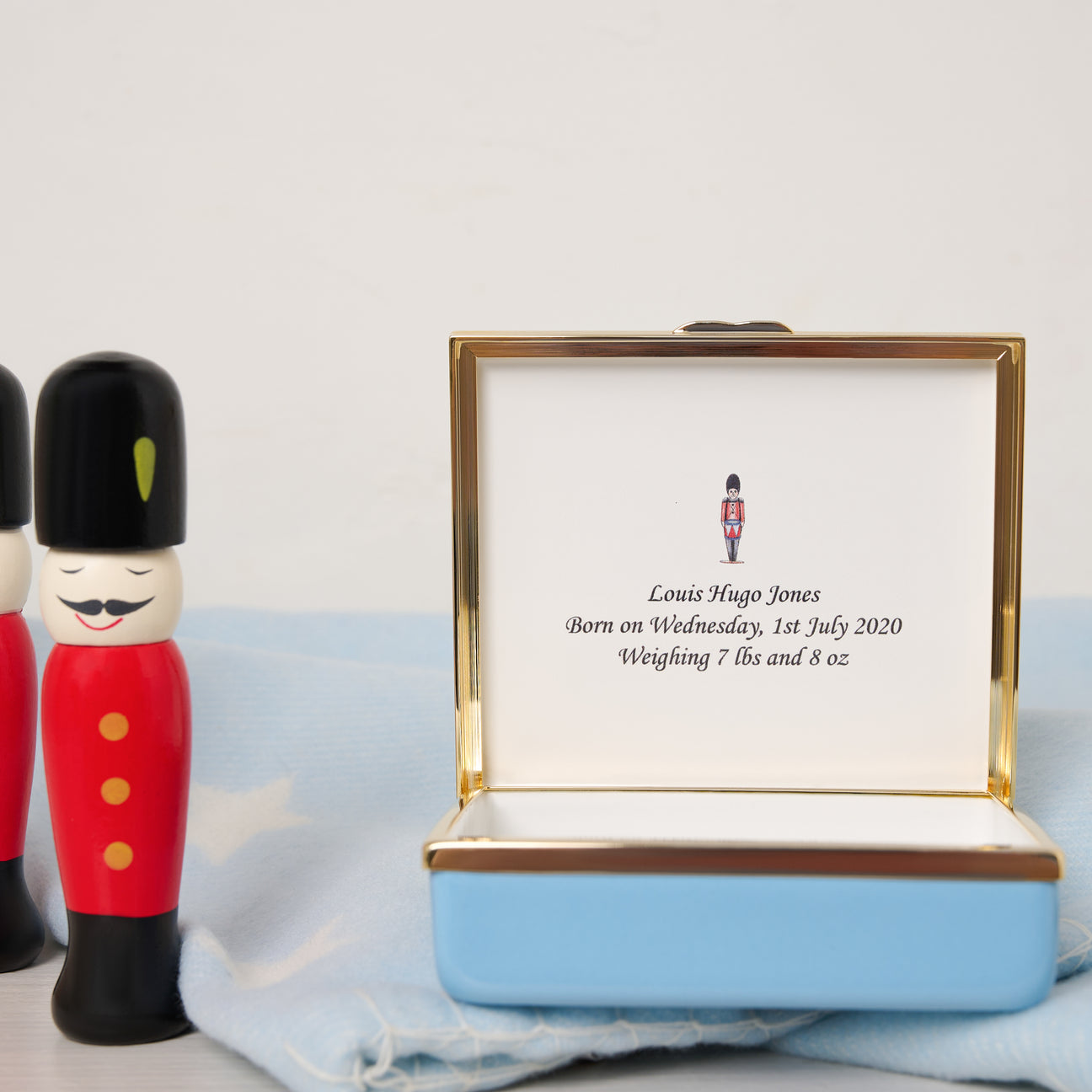 Prestige Newborn Enamel Box - Personalised – HALCYON DAYS