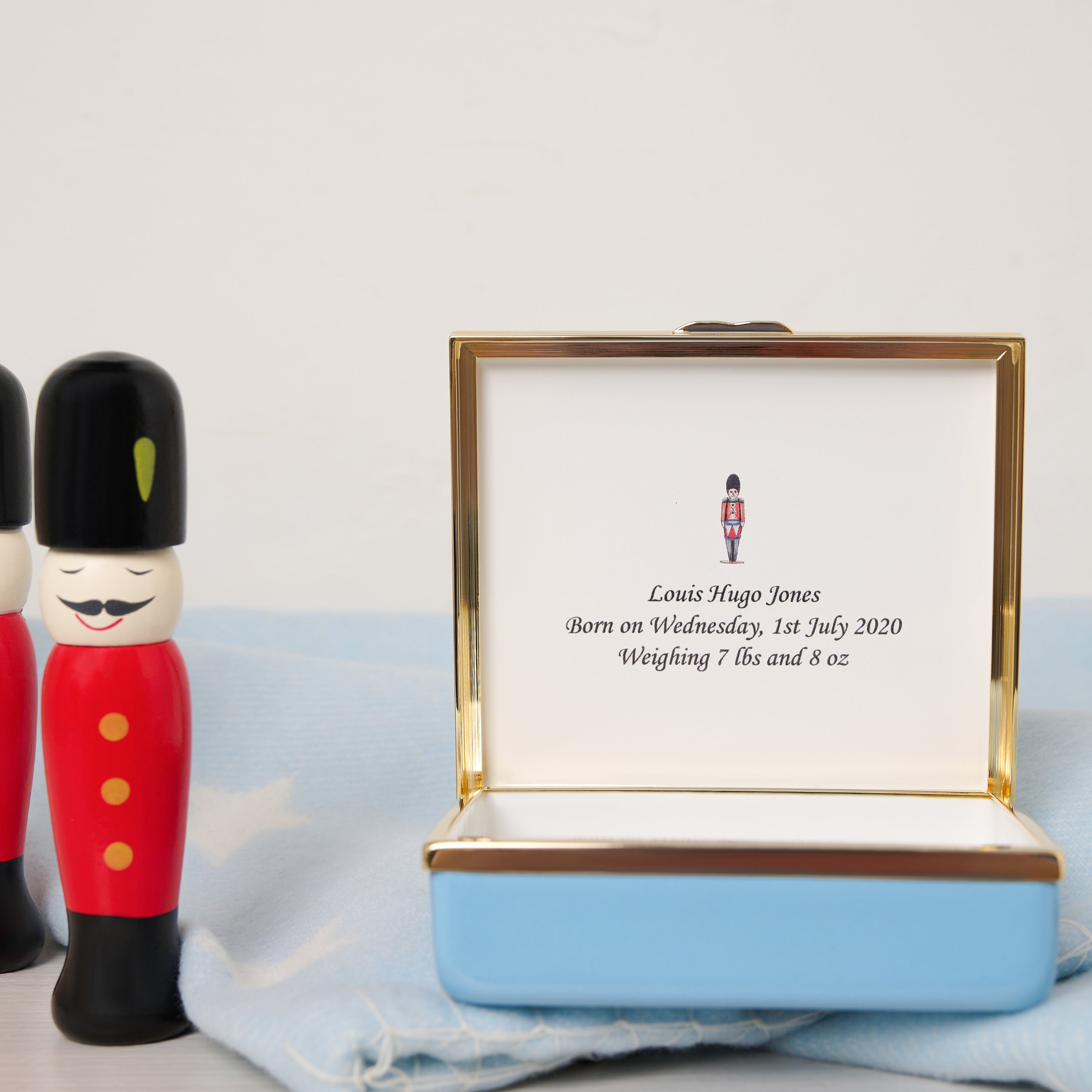 Prestige Newborn Enamel Box - Personalised – HALCYON DAYS