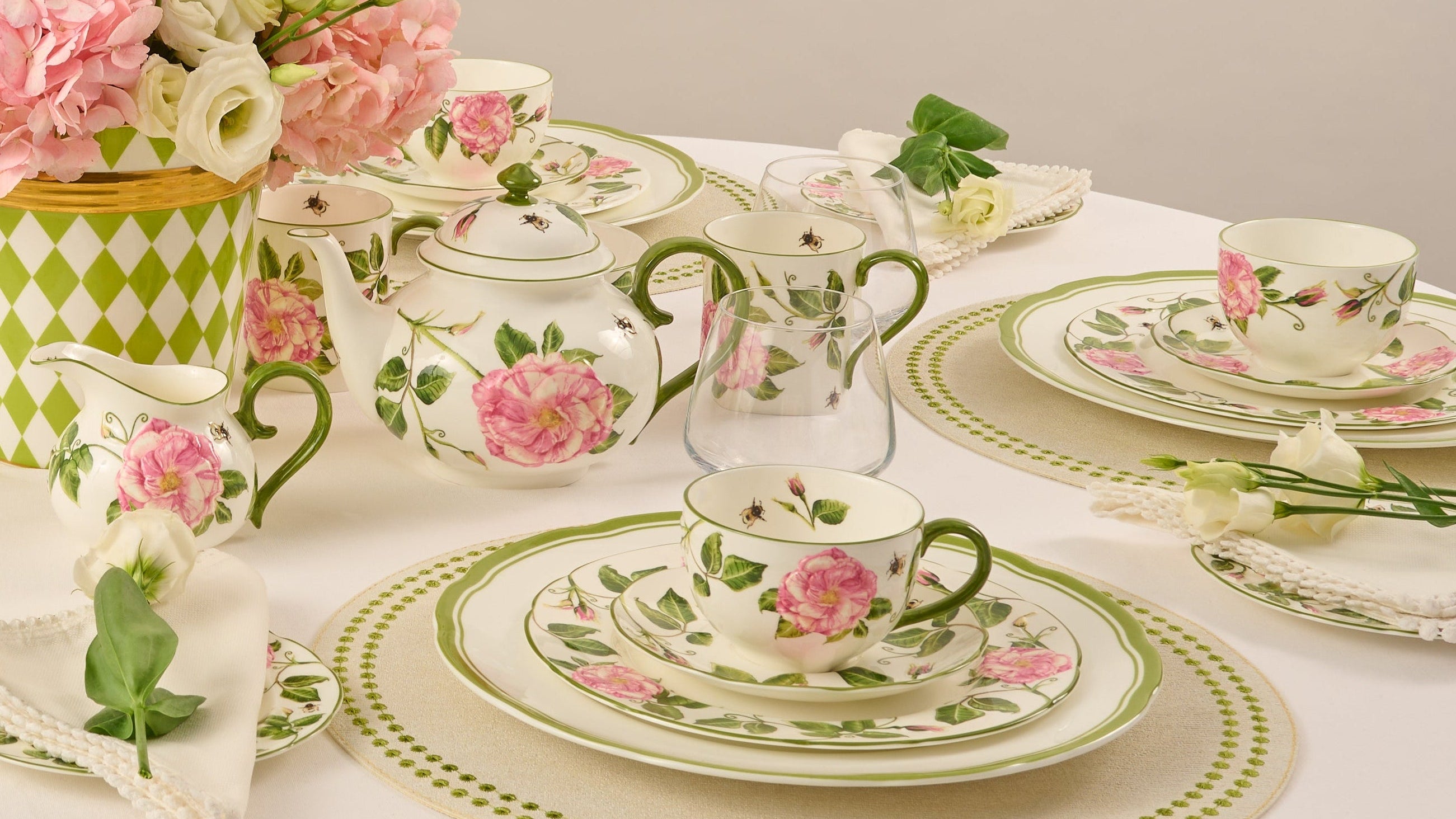 The King's Rose Tea for 2 Set – HALCYON DAYS