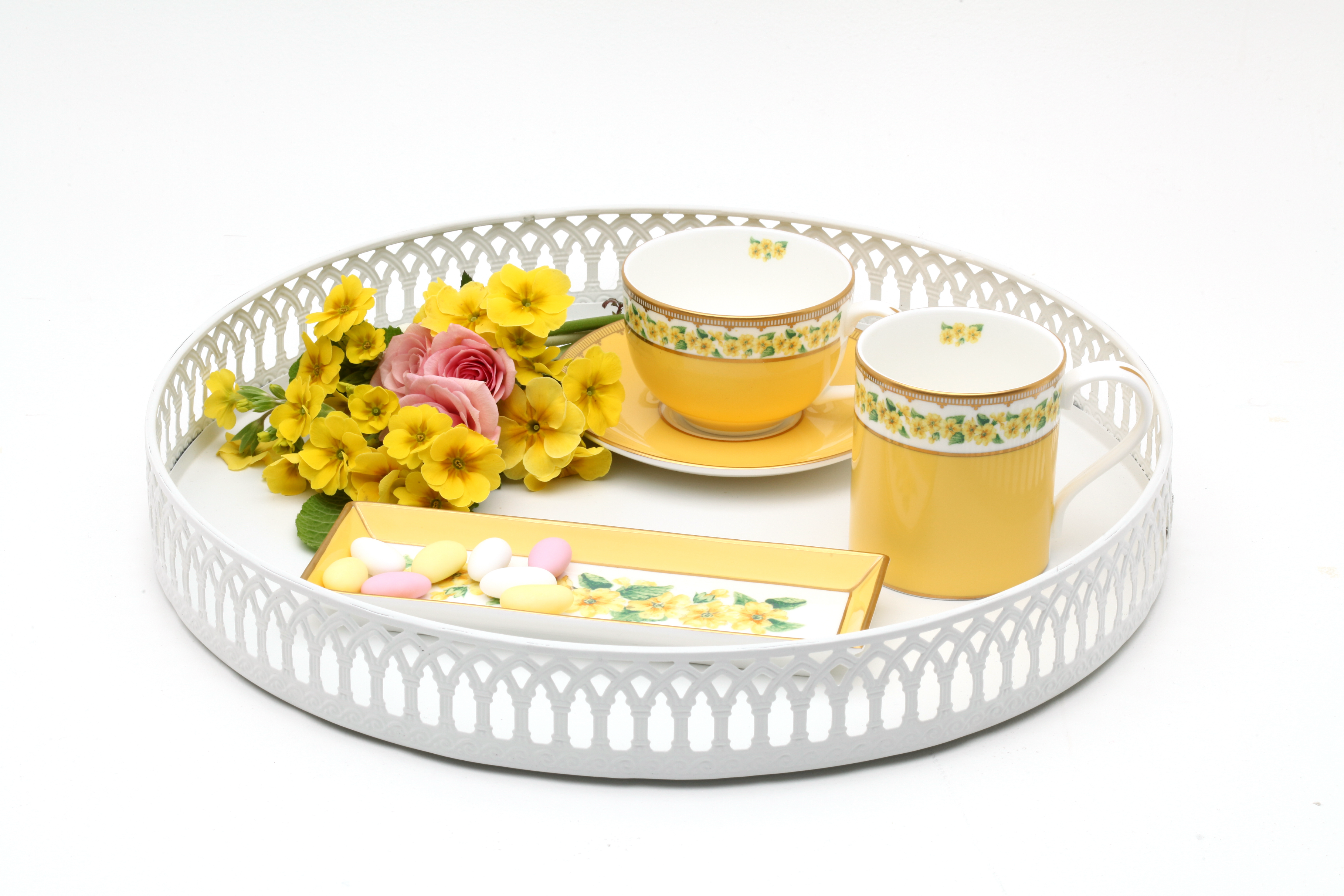 Shell Floral Primula Fine Bone China Mug | Halcyon Days Shell Floral Primula Fine Bone China Mug | Halcyon Days