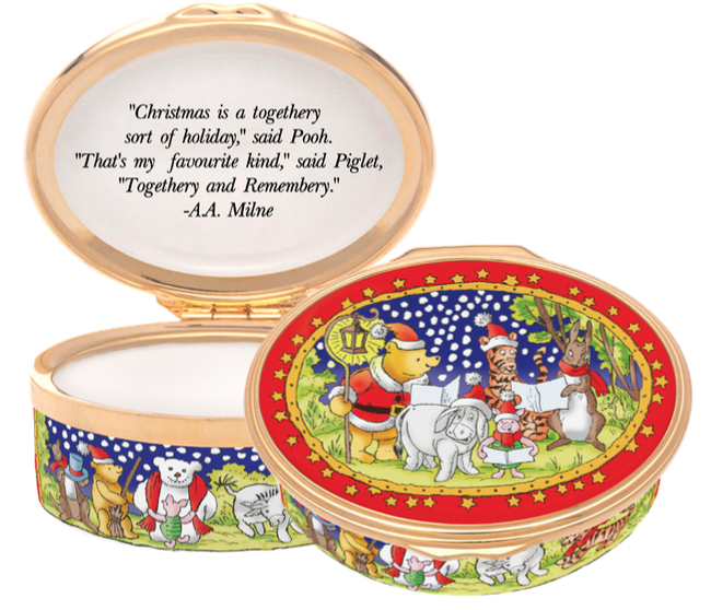 X'mas サンタクロースの エナメルBox ハルシオンデイズ イギリス X'mas サンタクロースの エナメルBox ハルシオンデイズ イギリス