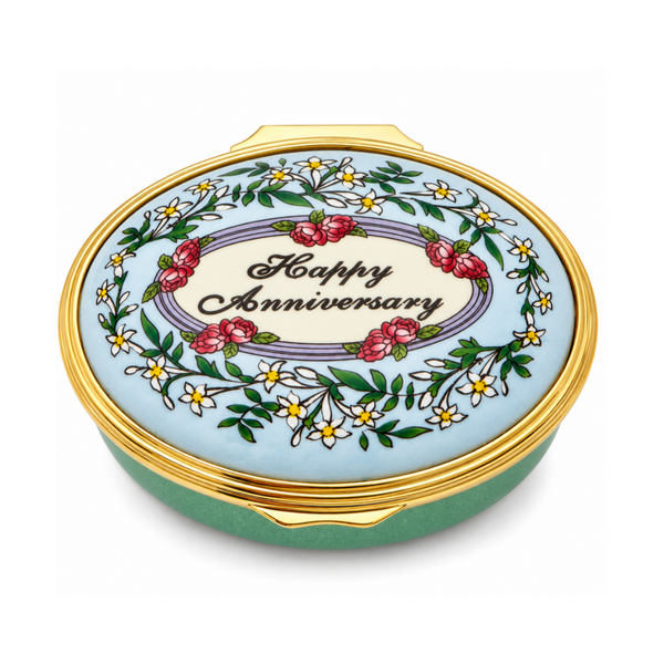 Happy Anniversary Enamel Box | Halcyon Days – HALCYON DAYS