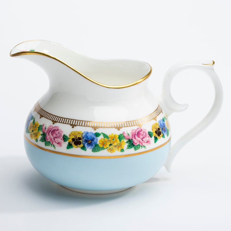 Halcyon Days Shell Garden Cream Jug