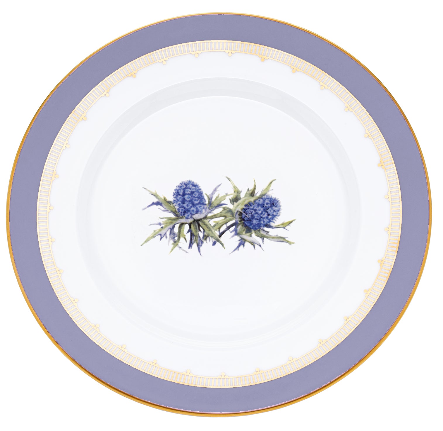 Shell Garden Thistle 8" Plate