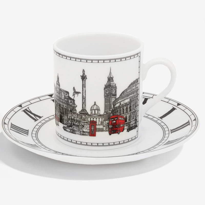 Halcyon Days London Icons Coffee Cup & Saucer