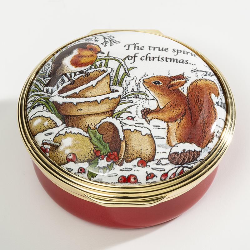 【お値引中】HALCYON DAYS ENAMELS 1980年クリスマス柄 お値引中】HALCYON DAYS ENAMELS 1980年クリスマス柄