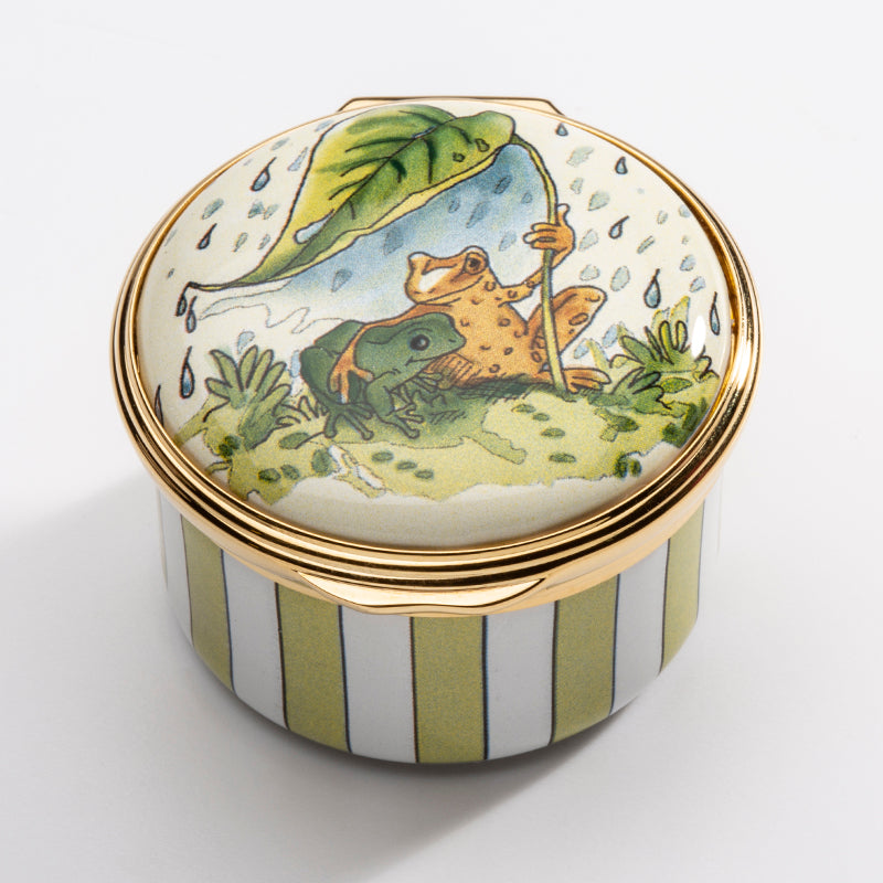 "We All Need Someone" green Enamel Box