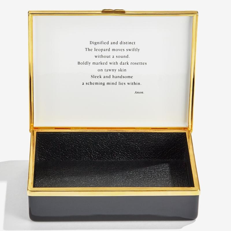 Twin Leopard Enamel Box | Halcyon Days – HALCYON DAYS