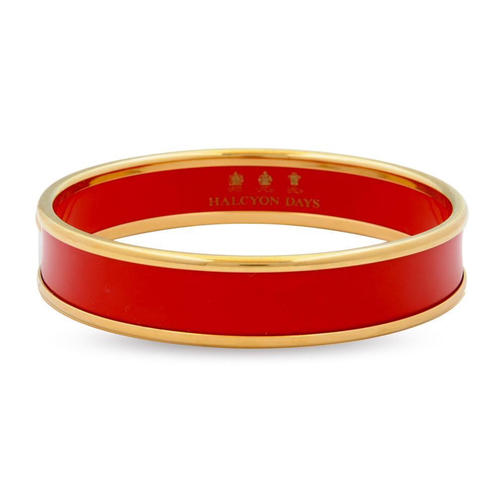 Red Gold Enamel Bangle